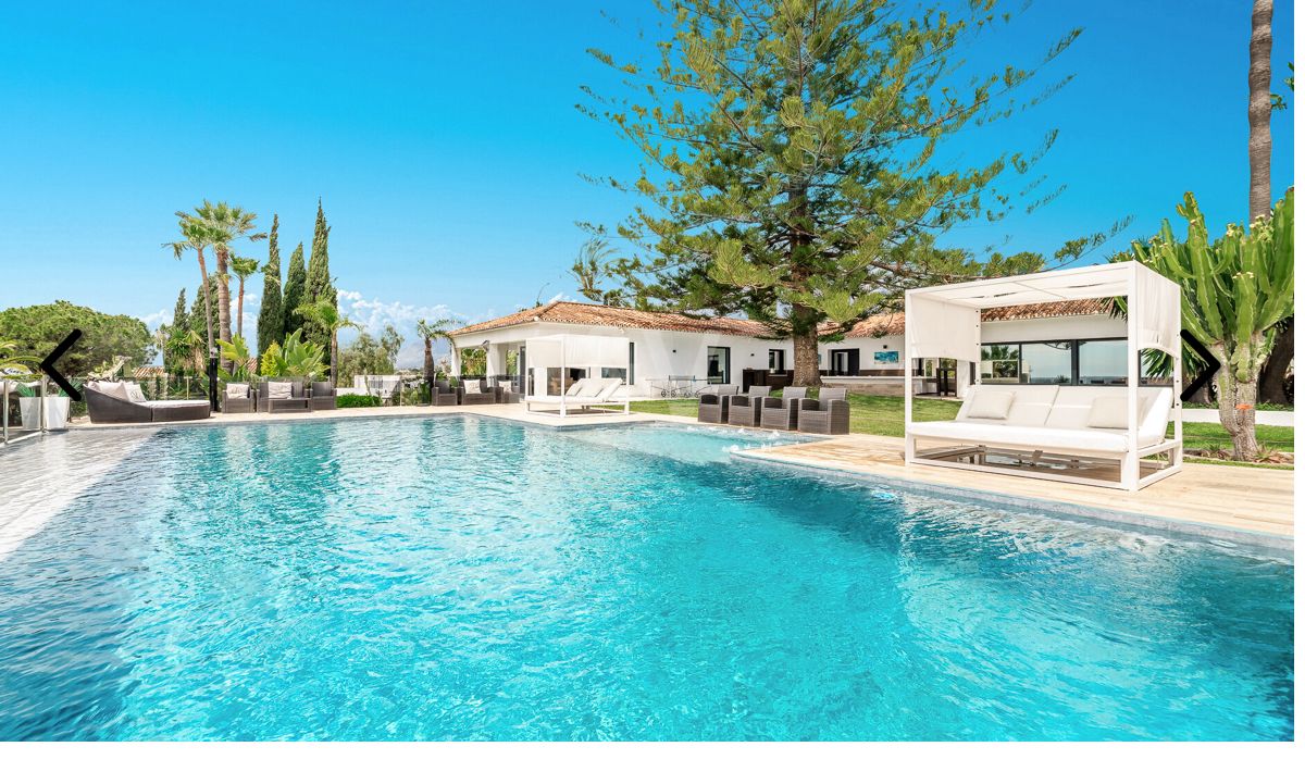 8 bedroom rental villa marbella 2 Versace Villa in Elviria, Marbella.